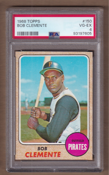 1968 Topps #150 Bob Clemente PSA 4