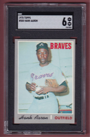 1970 Topps #500 Hank Aaron SGC 6
