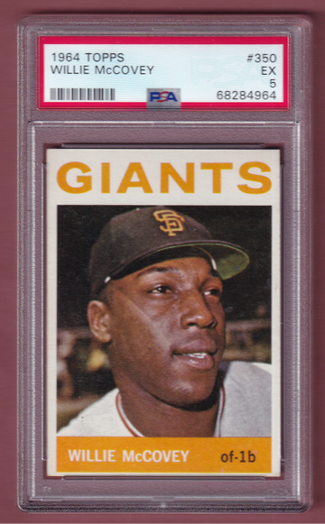 1964 Topps #350 Willie McCovey PSA 5