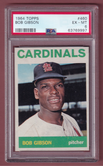 1964 Topps #460 Bob Gibson PSA 6