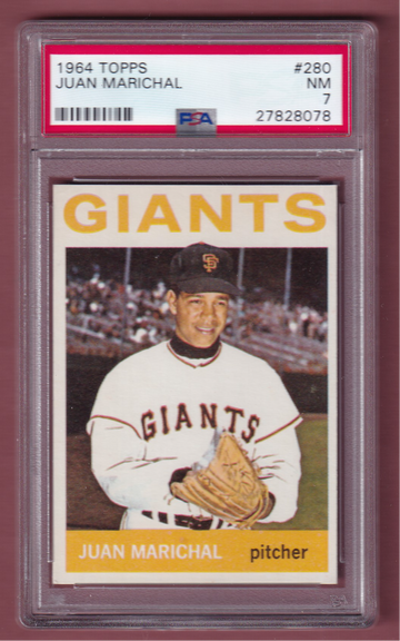 1964 Topps #280 Juan Marichal PSA 7