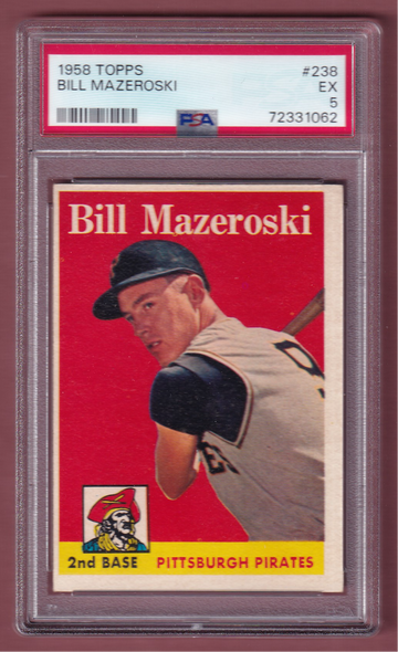 1958 Topps #238 Bill Mazeroski PSA 5