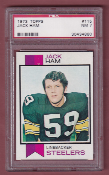 1973 Topps #115 Jack Ham PSA 7