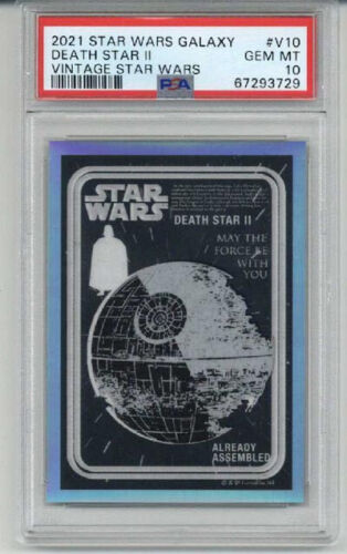 2021 TOPPS CHROME STAR WARS GALAXY VINTAGE STAR WARS DEATH STAR II PSA 10