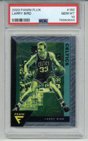 2020 PANINI FLUX #182 LARRY BIRD CARD BOSTON CELTICS PSA 10