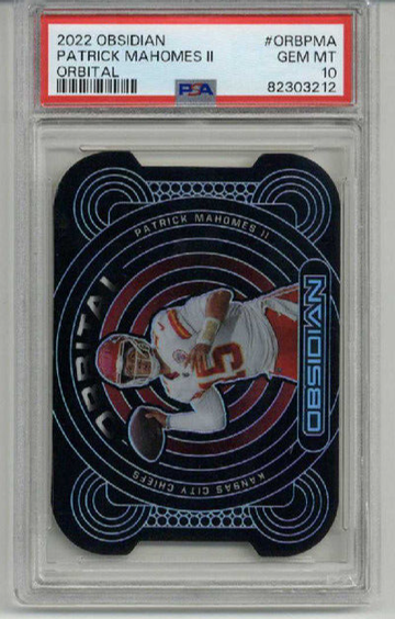 2022 PANINI OBSIDIAN ORBITAL PATRICK MAHOMES CARD /99 PSA 10 LOW POP