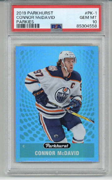 2019 UPPER DECK PARKHURST PARKIES #PK-1 CONNOR MCDAVID OILERS PSA 10 LOW POP