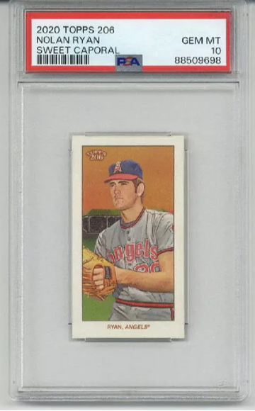 2020 TOPPS 206 SWEET CAPORAL NOLAN RYAN CARD HOUSTON ASTROS PSA 10 LOW POP