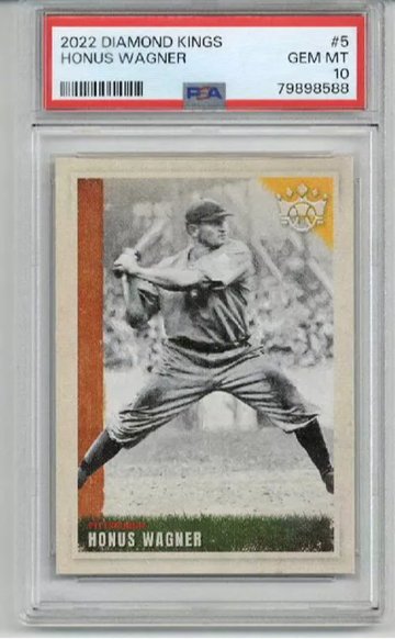 2022 PANINI DIAMOND KINGS #5 HONUS WAGNER CARD PIRATES PSA 10 LOW POP 2 RARE