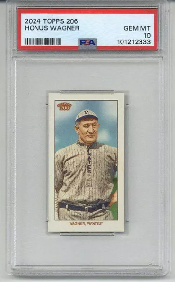 2024 TOPPS 206 HONUS WAGNER BASEBALL CARD PIRATES PSA 10 LOW POP