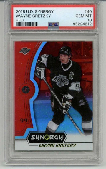 2018 UPPER DECK SYNERGY RED WAYNE GRETZKY CARD KINGS PSA 10 LOW POP