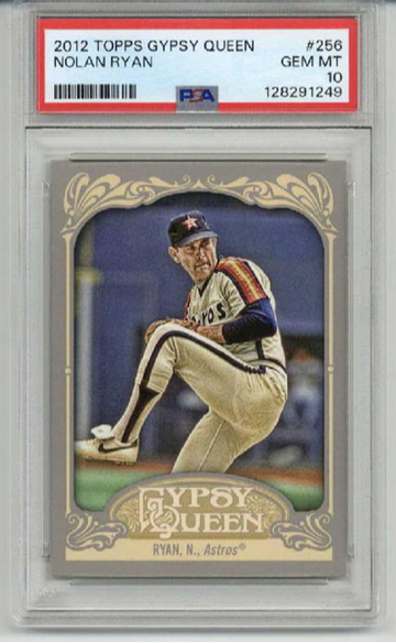2012 TOPPS GYPSY QUEEN #256 NOLAN RYAN CARD HOUSTON ASTROS PSA 10 LOW POP RARE