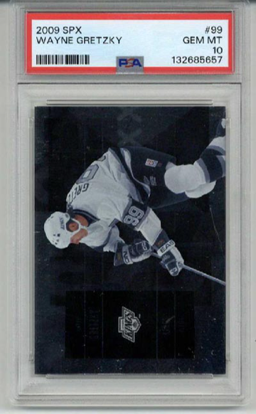2009 UPPER DECK SPX WAYNE GRETZKY CARD LOS ANGELES KINGS PSA 10 LOW POP RARE