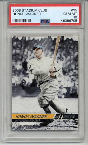 2008 TOPPS STADIUM CLUB #36 HONUS WAGNER PIRATES PSA 10 LOW POP VERY RARE