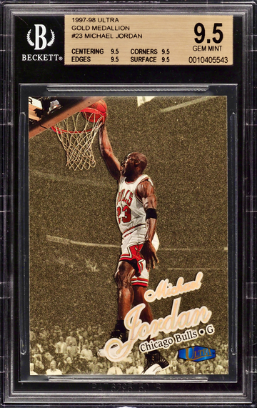 1997-98 Ultra Gold Medallion #23 Michael Jordan BGS 9.5 