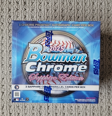 2025 Bowman Chrome Sapphire Sealed, New