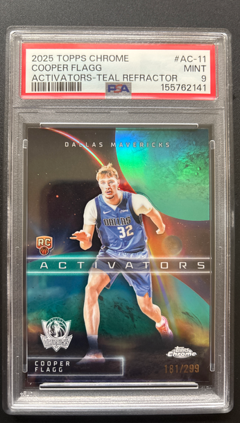 2025 Topps Chrome Cooper Flagg Activators Refractor /299