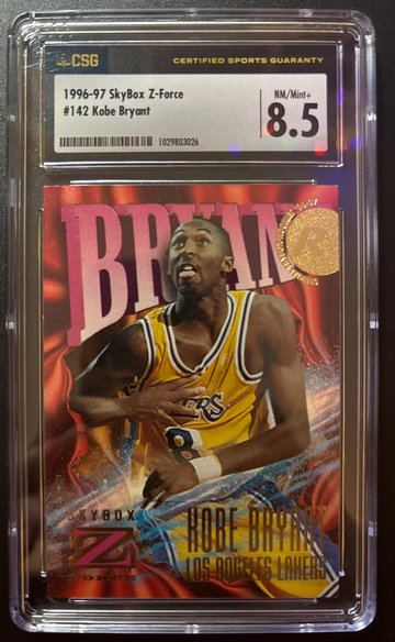 1996-97 Skybox Z-Force Kobe Bryant #142 CSG 8.5
