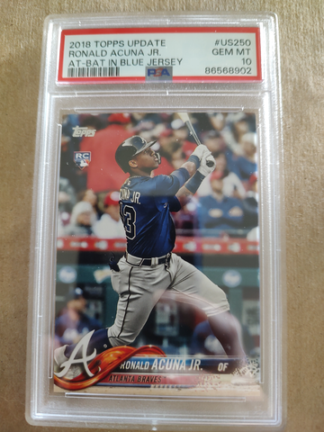 2018 Topps Update US250 Ronald Acuna Jr PSA 10