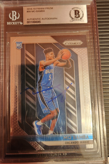 Mo Bamba Signed Rookie Card 
