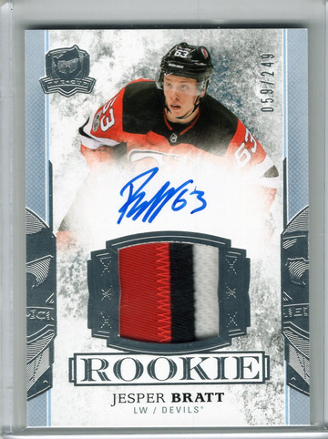 2017-18 The Cup Jesper Bratt - Devils 059/249 Rookie Auto Patch RPA 