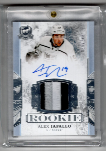 2017-18 The Cup Alex Iafallo - Kings Rookie Auto Patch RPA 055/249