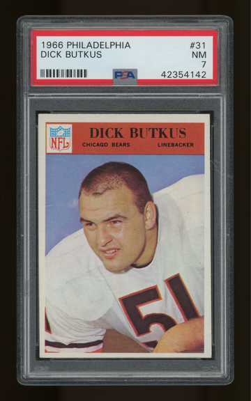 1966 Philadelphia Dick Butkus Rookie PSA 7 #31