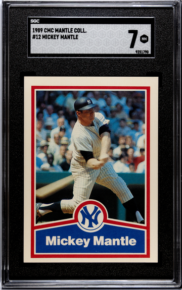 1989 CMC Mickey Mantle Collection #12 SGC 7 (Near Mint).