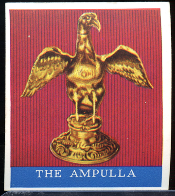 1937 Godfrey Phillips Coronation of Their Majesties #6 The Ampulla - Vintage Card