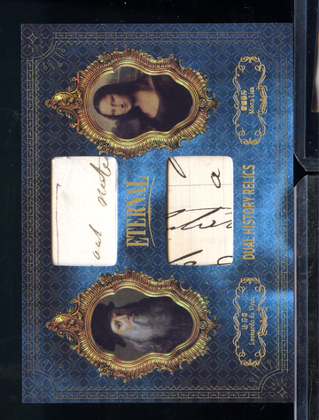 2024 Eternal Cuts Leonardo Da Vinci & Mona Lisa DUAL HISTORY RELIC /75 Rare #06