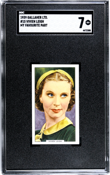 1939 Gallaher My Favourite Part #15 Vivien Leigh SGC 7 NM - Gone With The Wind