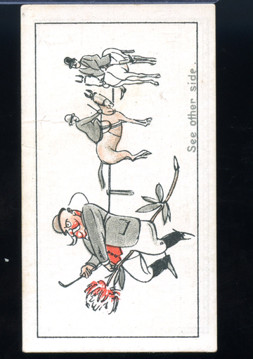 1929 Major Drapkin Cigarette Card Limericks #22 Vintage Tobacco Card