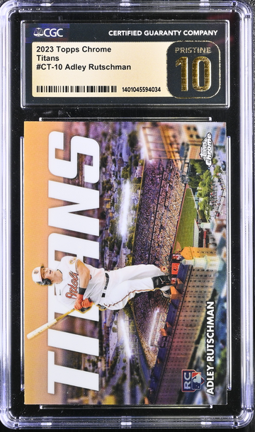 2023 Topps Chrome Titans Adley Rutschman RC #CT-10 CGC 10 PRISTINE Orioles