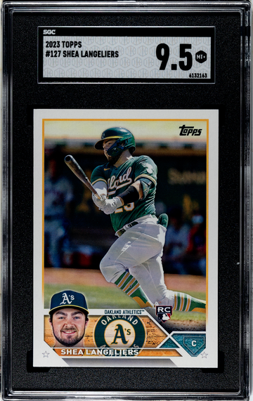 2023 Topps Series 1 Shea Langeliers #127 - SGC 9.5 MINT+ Rookie Card