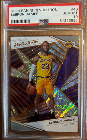 2018 Panini Revolution Lebron James PSA 10