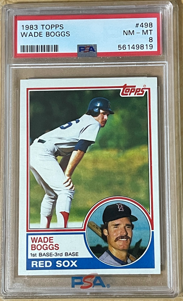 Wade Boggs 1983 Topps PSA 8