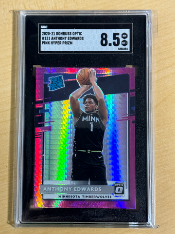 Anthony Edwards 2020 Optic Pink Hyper SGC 8.5