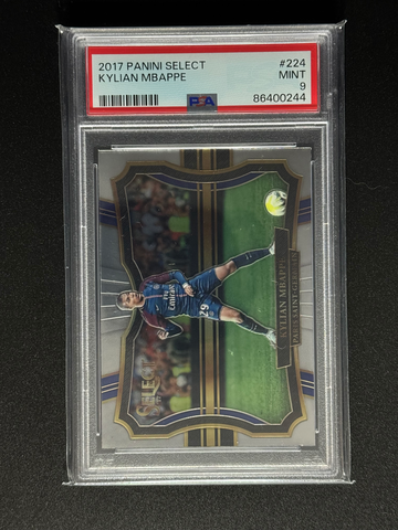 Kylian Mbappe 2017 Select PSA 9