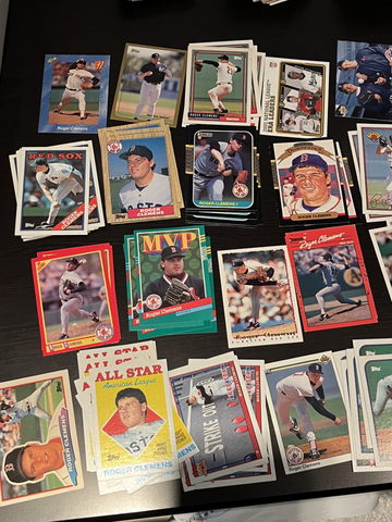 Lot of (217) Roger Clemens Baseball Cards Nice Variety