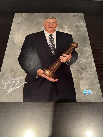 Jerry Sloan Signed Autographed 11x14 Photo Jazz HOF PSA/DNA COA