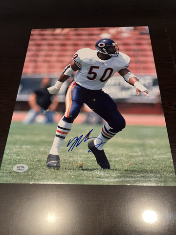 Mike Singletary Signed Autographed 11x14 Photo Bears HOF PSA/DNA COA