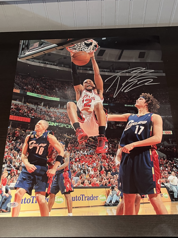 Taj Gibson Signed Autographed 16x20 Photo Bulls PSA/DNA COA