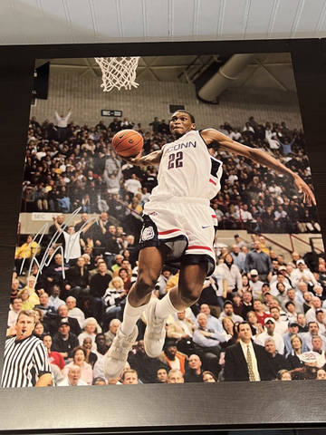 Rudy Gay Signed Autographed 16x20 Photo UConn PSA/DNA COA