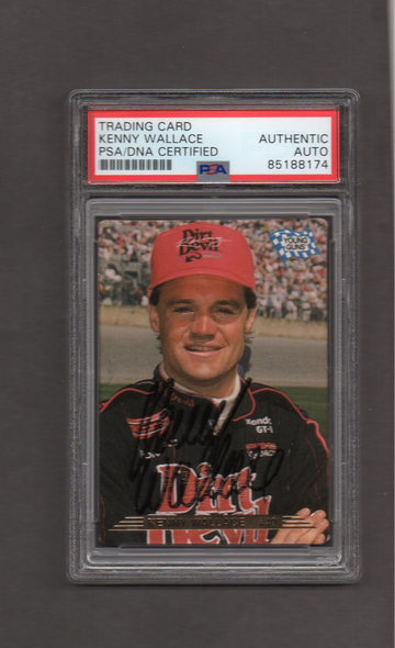 Kenny Wallace Signed Autographed 1993 Young Guns #151 RC PSA DNA COA Nascar