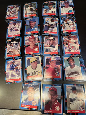 1988 Donruss Baseball Near Complete Set 558/660 No Duplicates
