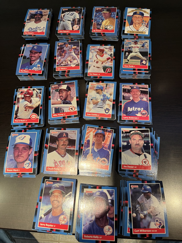 1988 Donruss Baseball Near Complete Set 602/660 No Duplicates