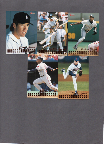 Lot of (5) 1994 O Pee Chee OPC Diamond Dynamos Insert Set