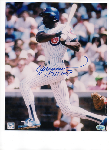 Andre Dawson Signed Autographed 8x10 Photo w/87 NL MVP Insc. COA