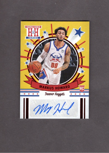 2020-21 Panini Chronicles Hometown Heroes Markus Howard Autograph RC Rookie