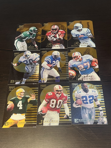 1997 Pinnacle Zenith Football Complete Set 1-150